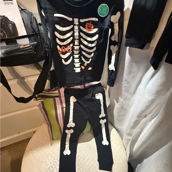 Carter's Black and White Skeleton Set - Picture 3 of 6